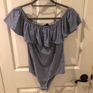 Off the shoulder body suit